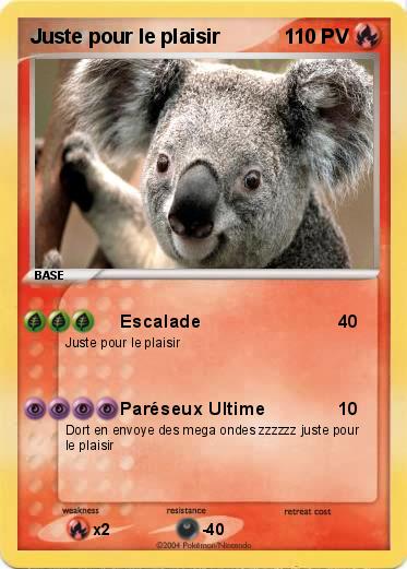 Pokemon Juste pour le plaisir