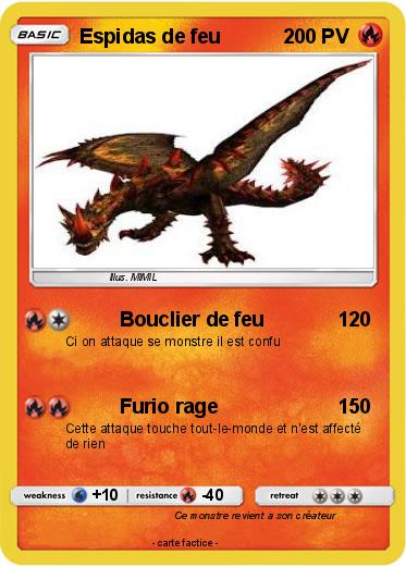 Pokemon Espidas de feu