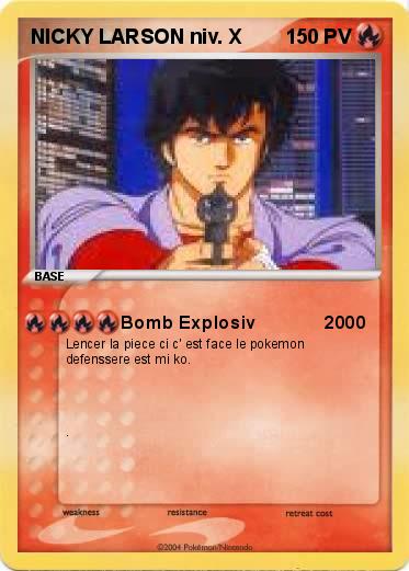 Pokemon NICKY LARSON niv. X 