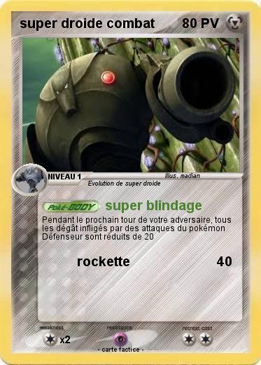 Pokemon super droide combat