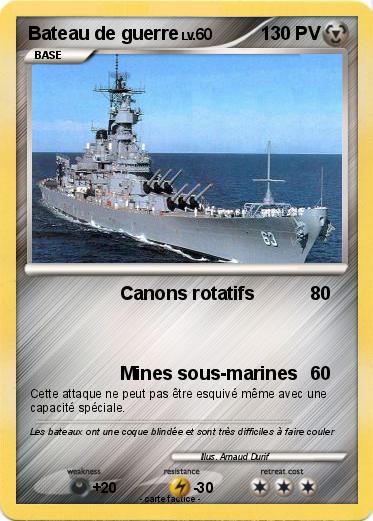 Pokemon Bateau de guerre