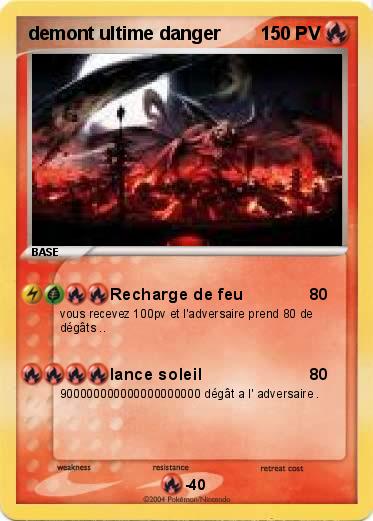 Pokemon demont ultime danger