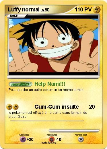 Pokemon Luffy normal