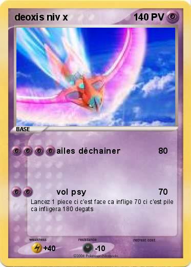 Pokemon deoxis niv x