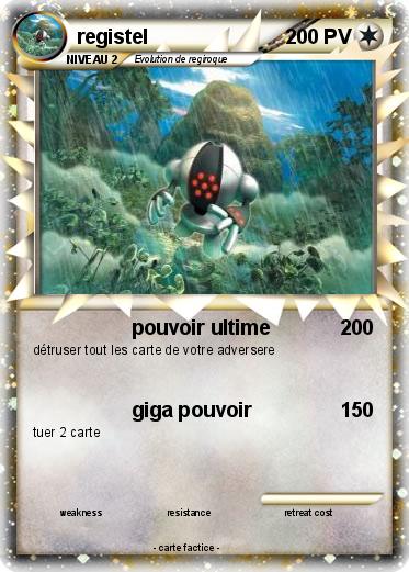 Pokemon registel