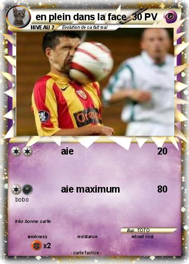 Pokemon en plein dans la face