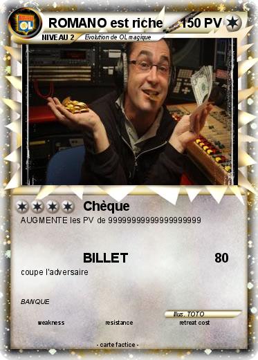 Pokemon ROMANO est riche