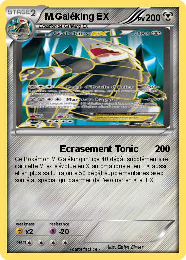 Pokemon M.Galéking EX