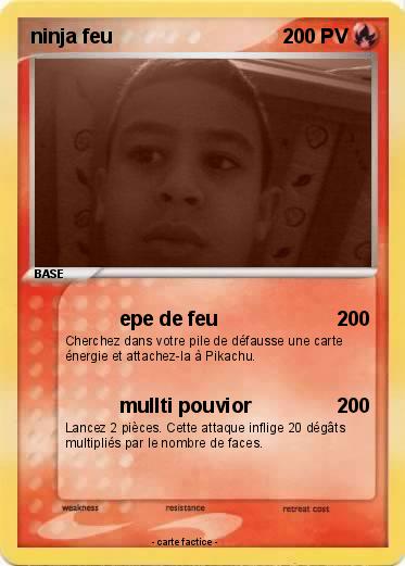 Pokemon ninja feu