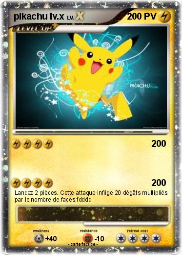 Pokemon pikachu lv.x