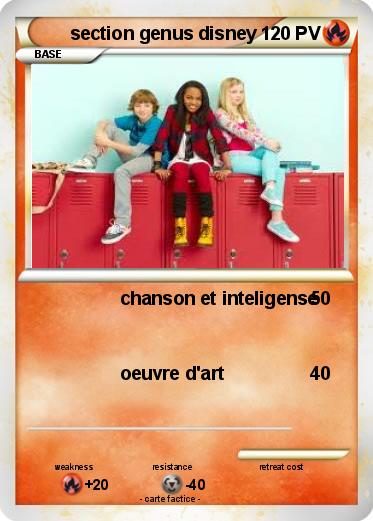 Pokemon section genus disney