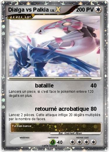 Pokemon Dialga vs Palkia
