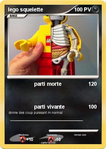 Pokemon lego squelette