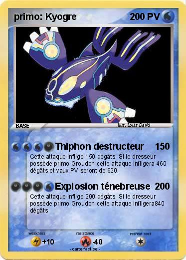 Pokemon primo: Kyogre