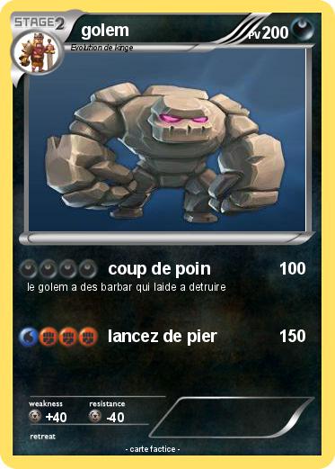 Pokemon golem