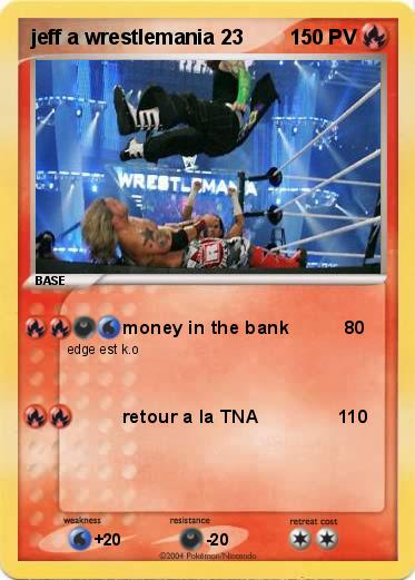 Pokemon jeff a wrestlemania 23