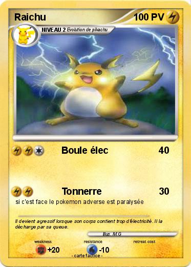 Pokemon Raichu