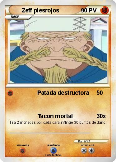 Pokemon Zeff piesrojos