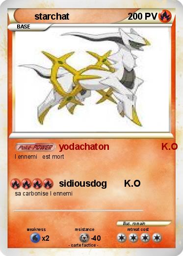 Pokemon starchat