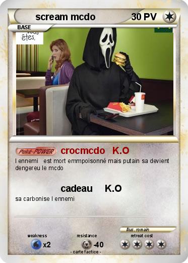 Pokemon scream mcdo