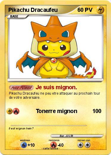 Pokemon Pikachu Dracaufeu