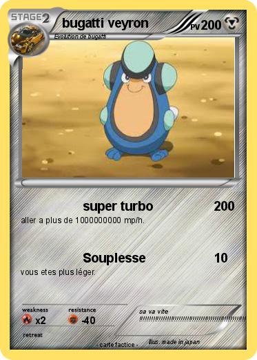 Pokemon bugatti veyron