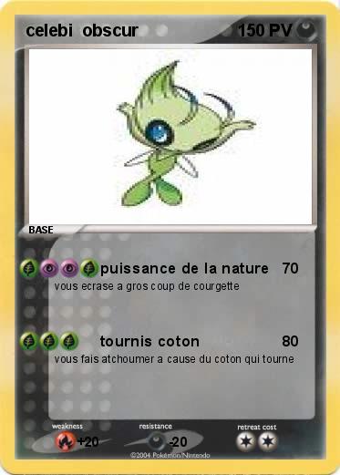 Pokemon celebi  obscur