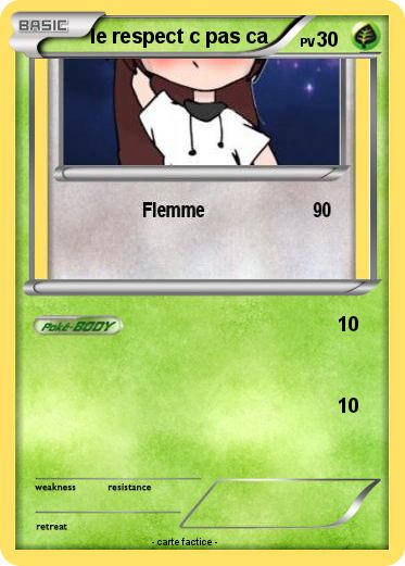 Pokemon le respect c pas ca