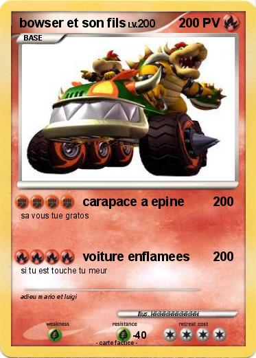 Pokemon bowser et son fils