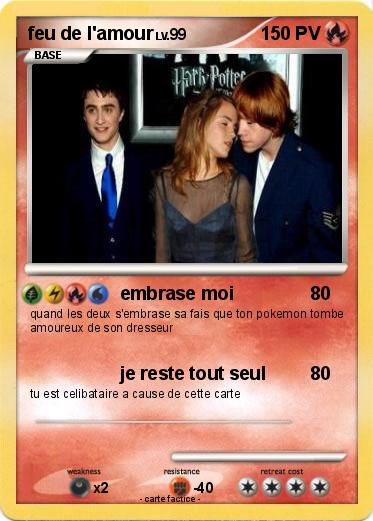Pokemon feu de l'amour