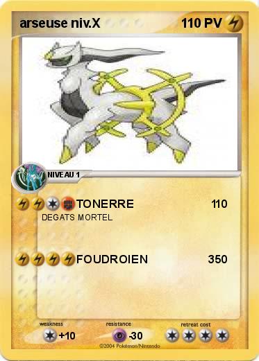 Pokemon arseuse niv.X                                           