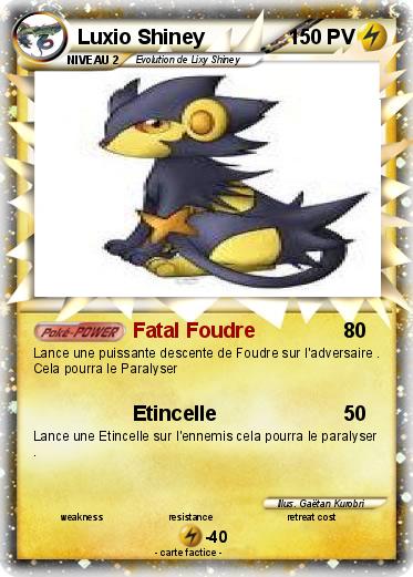 Pokemon Luxio Shiney