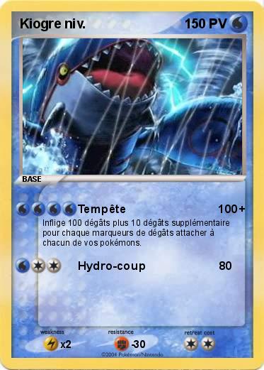 Pokemon Kiogre niv.