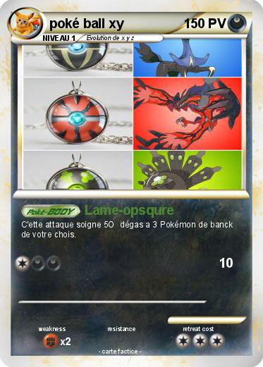 Pokemon poké ball xy