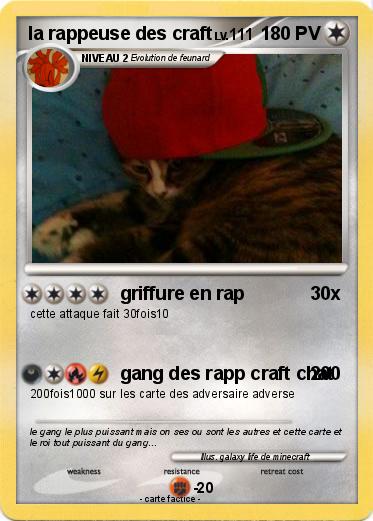Pokemon la rappeuse des craft