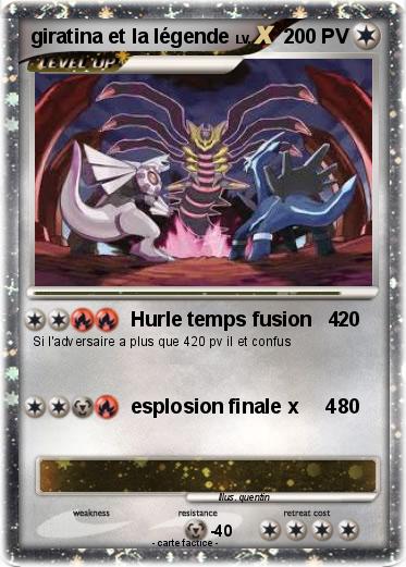 Pokemon giratina et la légende