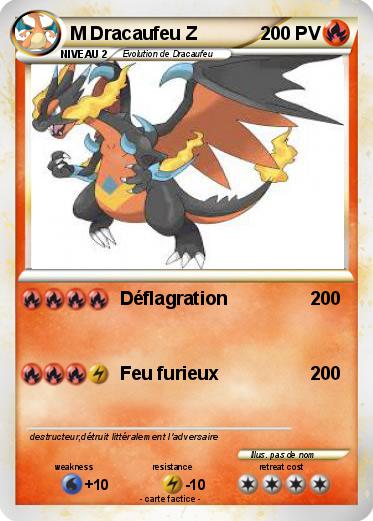 Pokemon M Dracaufeu Z