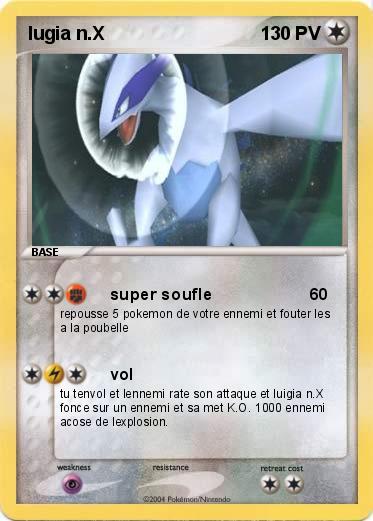 Pokemon lugia n.X