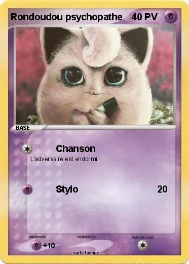 Pokemon Rondoudou psychopathe