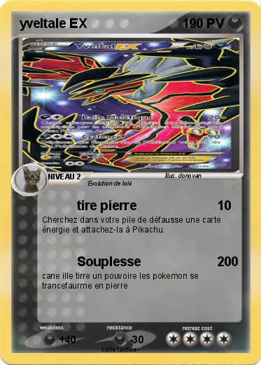 Pokemon yveltale EX