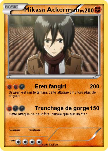 Pokemon Mikasa Ackerman