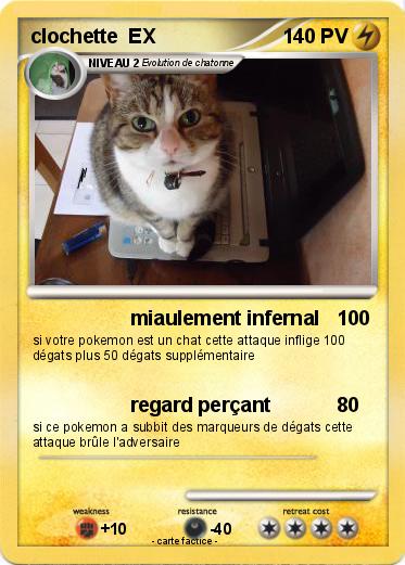 Pokemon clochette  EX