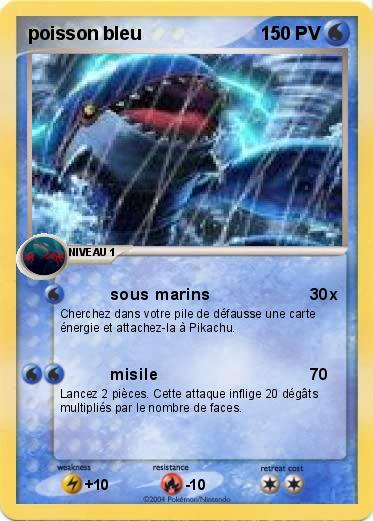 Pokemon poisson bleu