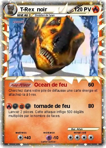 Pokemon T-Rex  noir