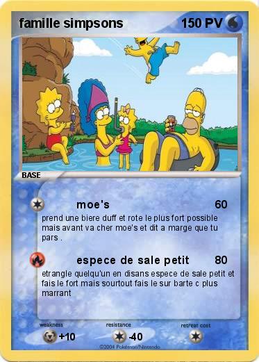Pokemon famille simpsons