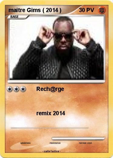 Pokemon maitre Gims ( 2014 )