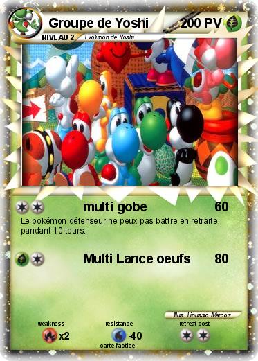 Pokemon Groupe de Yoshi