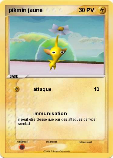 Pokemon pikmin jaune