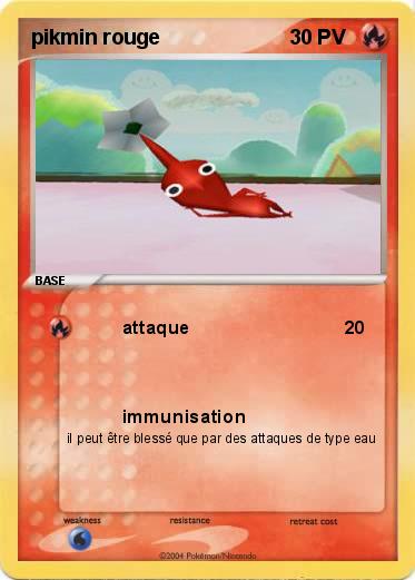Pokemon pikmin rouge