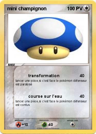 Pokemon mini champignon